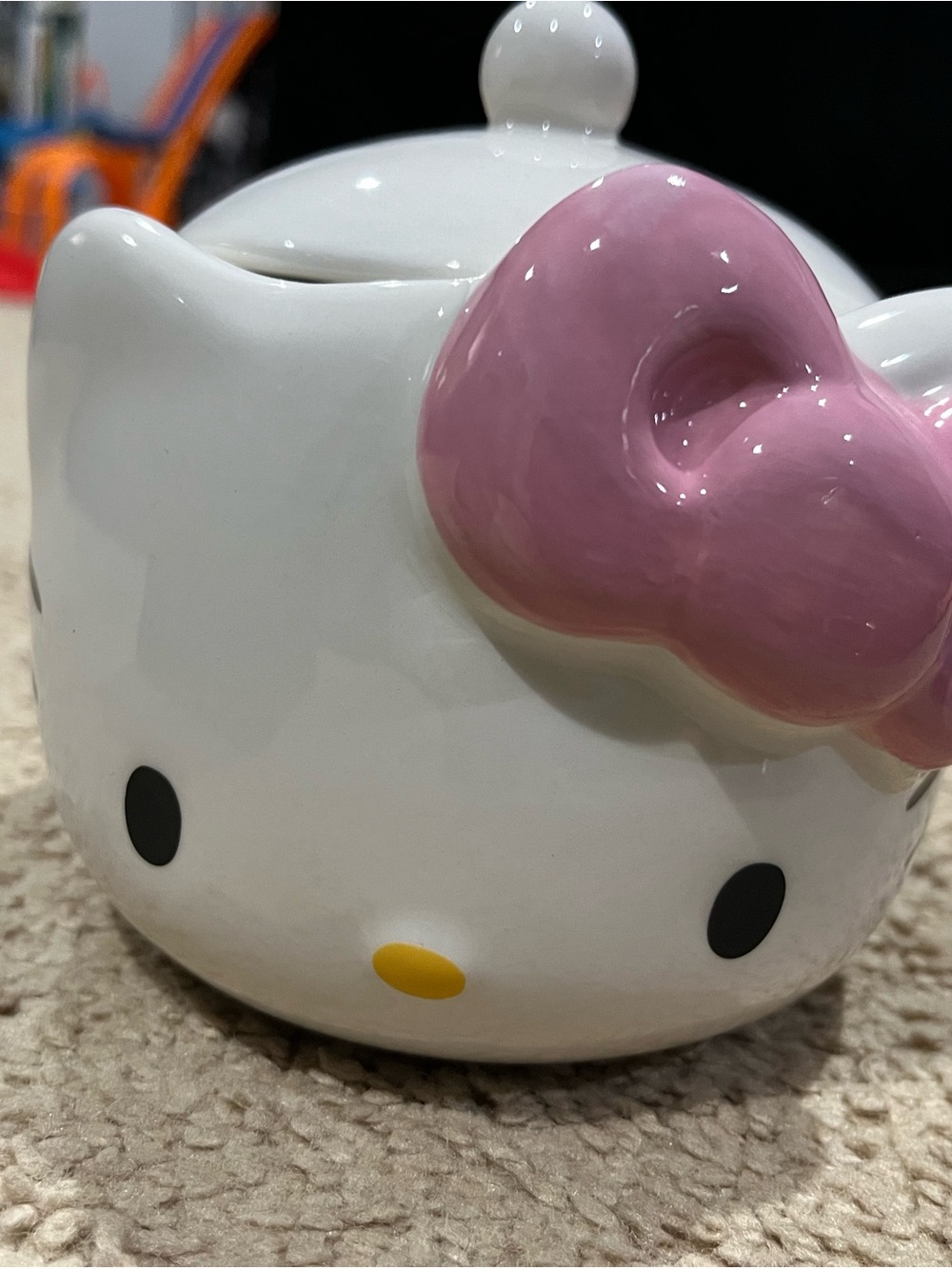 Hello Kitty Ceramic Bowl with Pink Bow